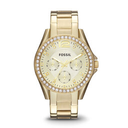 Fossil Klocka Fossil Riley ES3203 Gold/Gold