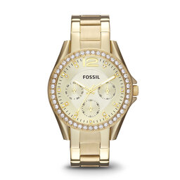 Fossil Orologio Fossil Riley ES3203 Gold/Gold