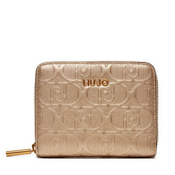 Liu Jo Голям дамски портфейл Liu Jo Ecs M Zip Around AF4281 E0538 Златист