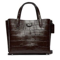 Coach Borsetta Coach Croc Wlw C8632 Marrone