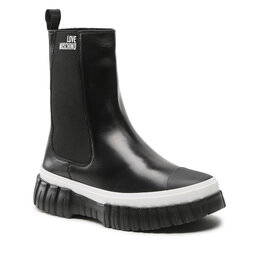LOVE MOSCHINO Боти тип челси LOVE MOSCHINO JA15665G1FIA000A Nero/Bian