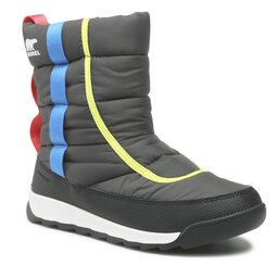 Sorel Sniego batai Sorel Youth Whitney II Puffy Mid Wp NY3873 Jet/Black 093