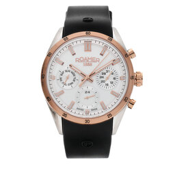 Roamer Zegarek Roamer Superior Multifunction 508982 49 15 05 Black/Silver