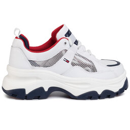 

Снікерcи Tommy Jeans Recycled Mesh Flatform Shoe EN0EN00808 Rwb C87, Білий