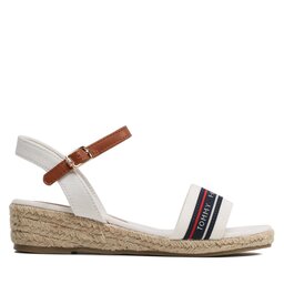 Tommy Hilfiger Espadrilky Tommy Hilfiger Rope Wedge T3A7-32777-0048X100 M Bílá