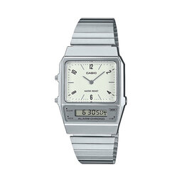 Casio Zegarek Casio Vintage Edgy AQ-800E-7A2EF Srebrny