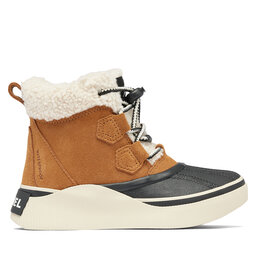 Sorel Μπότες Χιονιού Sorel Youth Out N About™ Iv Chillz Wp 2101321243 Καφέ
