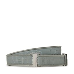 Calvin Klein Cinturón para mujer Calvin Klein Gracie Logo Jacquard Belt 3.0 K60K611922 Gris