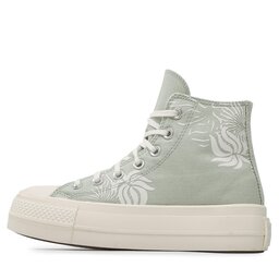 

Кеди Converse Ctas Lift Hi A03927C Summit Sage/Ghosted/Egret, Зелений