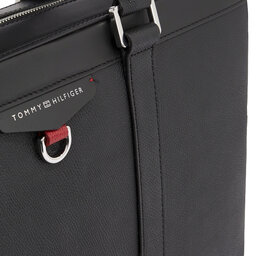 

Сумка для ноутбука Tommy Hilfiger Th Structured Leather Comp Bag AM0AM11562 Black BDS, Чорний