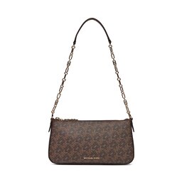 MICHAEL Michael Kors Handtasche MICHAEL Michael Kors Chain Pouchette 32H3G8EW6B Brn/Luggage 227