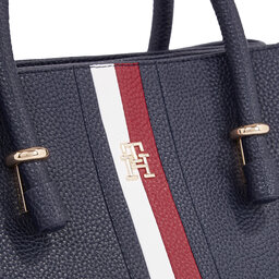

Сумка Tommy Hilfiger Th Emblem Satchel Corp AW0AW15286 Space Blue DW6, Cиній