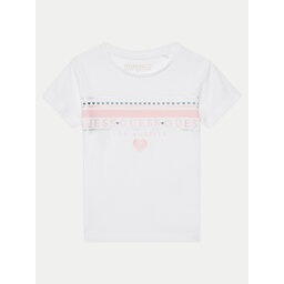 Guess Guess Marškinėliai K5GI00 K6YW4 Balta Regular Fit