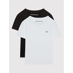 Calvin Klein Jeans Calvin Klein Jeans Σετ 2 T-Shirts Monogram IB0IB01093 Λευκό Regular Fit