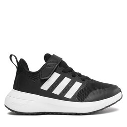adidas Sneakers adidas Fortarun 2.0 Cloudfoam Sport Running Elastic Lace Top Strap Shoes IG5387 Schwarz
