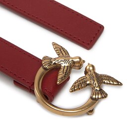 

Жіночий ремінь Pinko Love Berry Simply H2 Belt AI 22-23 PLT01 1H212P Y5H7 Ruby Red R72Q, Червоний