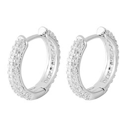 ICED STUFF Orecchini ICED STUFF Diamond Ring Oro bianco