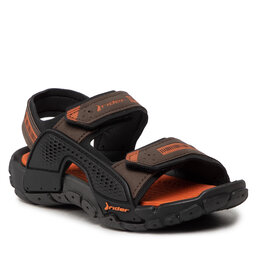 Rider Sandały Rider Tender XII Kids 83066 Black/Brown/Orange 09713