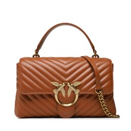 Pinko Дамска чанта Pinko Love Lady Puff Classic Cl Sheep Napp Pe 23 PLTT 100043 A0GK Cuoio L58Q