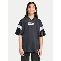 adidas adidas Футболка Jersey JX3880 Чорний Loose Fit