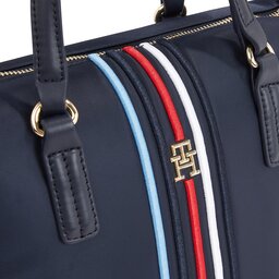 

Сумка Tommy Hilfiger Poppy Small Tote Corp AW0AW15986 Space Blue DW6, Cиній