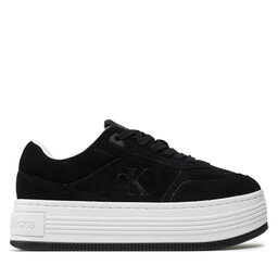 Calvin Klein Jeans Сникърси Calvin Klein Jeans Bold Platf Laceup Low Mg Suede YW0YW01575 Черен