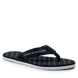 Tommy Hilfiger Flip flop Tommy Hilfiger Th Flags Flat Beach Sandal FW0FW06429 Desert Sky DW
