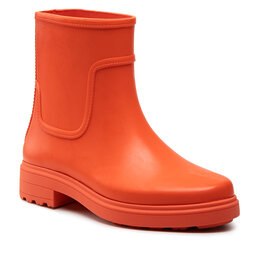 Calvin Klein Cizme de cauciuc Calvin Klein Rain Boot HW0HW01301 Deep Orange SA1