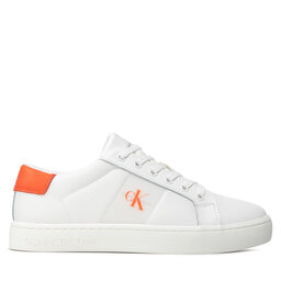 

Снікерcи Calvin Klein Jeans Classic Cupsole 1 YM0YM00318 White/Bright Orange 0LI, Білий
