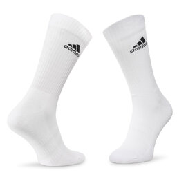 

Набір з 3 пар низьких шкарпеток unisex adidas Cush Crw 3PP DZ9356 White/White/Black, Білий