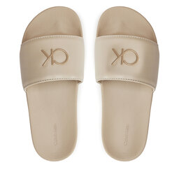 

Шльопанці Calvin Klein Pool Slide W/Hw HW0HW01509 Stony Beige 0GC, Бежевий