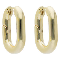 Luv AJ Kolczyki Luv AJ Xl Chain Link Hoops CH8-E-XLCLH-G Gold