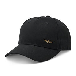 Aeronautica Militare Шапка с козирка Aeronautica Militare 222HA1122CT2848 Jet Black 34300