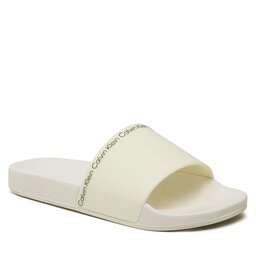 Calvin Klein Чехли Calvin Klein Rubber Pool Slide HW0HW01526 Marshmallow YBJ