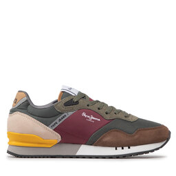 

Снікерcи Pepe Jeans London One Basic M PMS30871 Khaki Green 765, Зелений