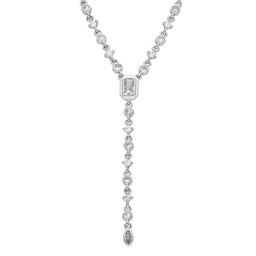 

Намисто Luv AJ Stellar Bezel Lariat HOL22-N-SBL-S Silver, Срібний