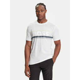 BOSS BOSS Camiseta Iconic Zone 50550113 Blanco Regular Fit