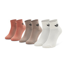 adidas Set od 3 para unisex visokih čarapa adidas HC954 Šarena