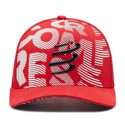 

Бейсболка Compressport CU00008B Red/White 303, Червоний