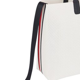 

Сумка Tommy Hilfiger Iconic Tommy Tote Perf AW0AW16104 Ecru YBL, Білий