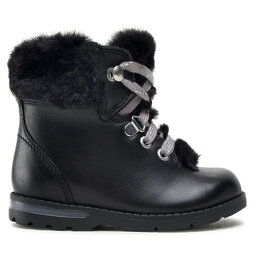 

Чоботи Clarks Dabi Hiker T 261617986 Black Leather, Чорний