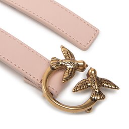 

Жіночий ремінь Pinko Love Berry Simply H2 Belt AI22-23 PLT01 1H212P Y5H7 Cipria O81Q, Рожевий
