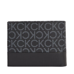 

Чоловічий гаманець Calvin Klein Subtle Mono Trifold 10Cc W/Coin K50K509238 Black Classic Mono 01H, Чорний