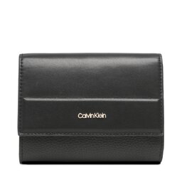 Calvin Klein Portofel Mare de Damă Calvin Klein Daily Dressed Trifold Wallet Md K60K610484 BAX