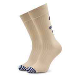 

Високі шкарпетки unisex Happy Socks SOU01-1700 Бежевий