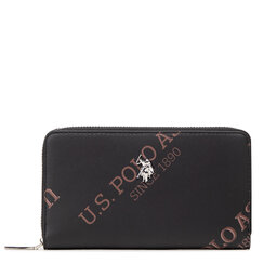 U.S. Polo Assn. Portofel Mare de Damă U.S. Polo Assn. Green Country L Zip Walle BEUGJ5422WVP000 Black