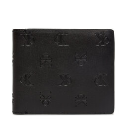 Calvin Klein Jeans Portofel Mare pentru Bărbați Calvin Klein Jeans Aop Emboss Bifold W/Coin K50K512064 Negru