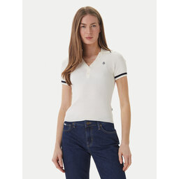 Guess Jeans Guess Jeans Poloshirt W6GRZ1 Z3P32 Creme Slim Fit