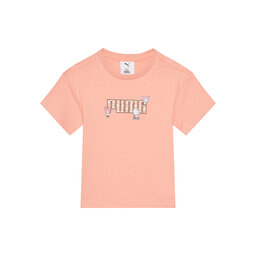 Puma Puma Póló PUMA X Hello Kitty And Friends 630062 Koral Regular Fit