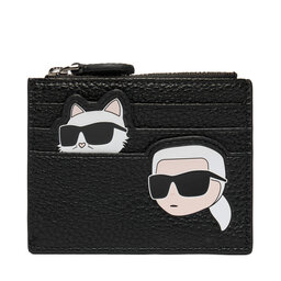 KARL LAGERFELD Θήκη πιστωτικών καρτών KARL LAGERFELD A4W32079 Μαύρο